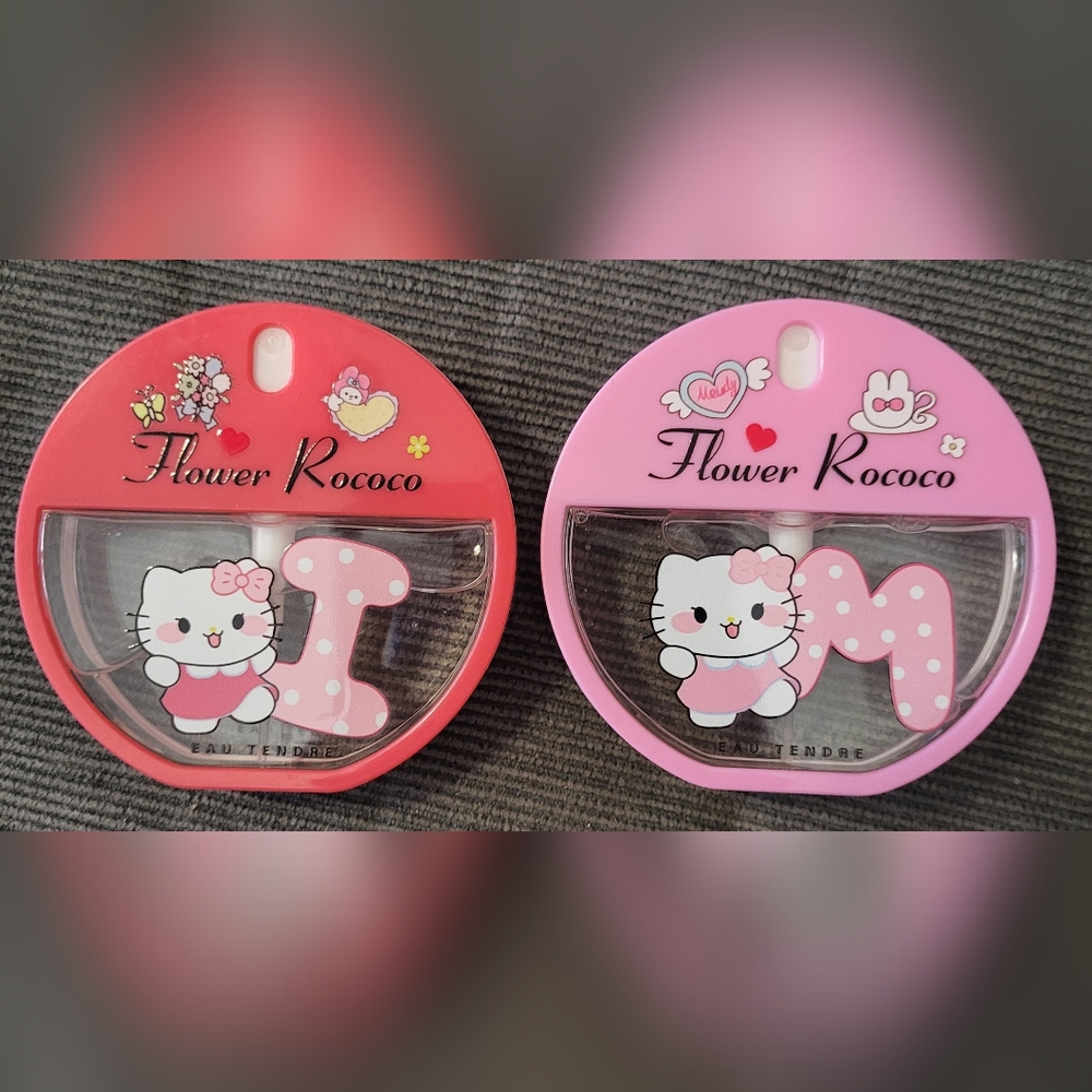 Hello Kitty NWOB (2) Flower Perfume Set